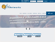 Tablet Screenshot of ifxnetworks.cl